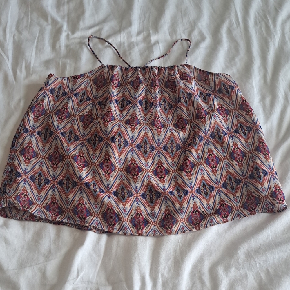 Women's Multicolor Patterned Top